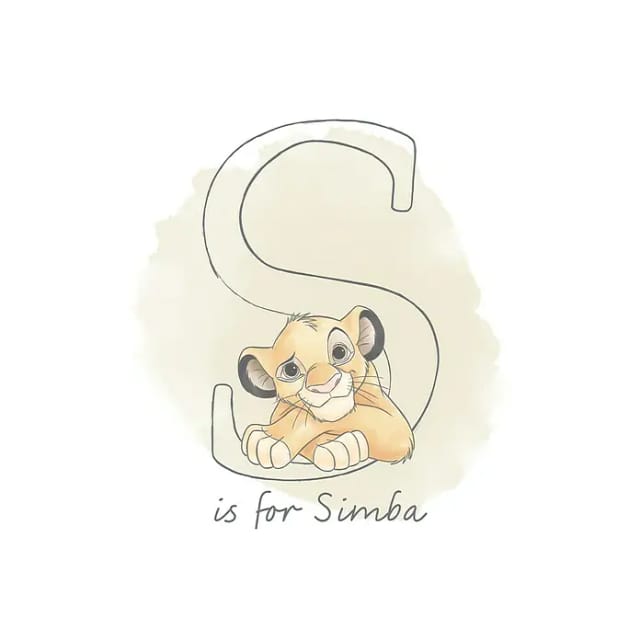 Komar Wandbild S,ike Simba 30 x 40 cm