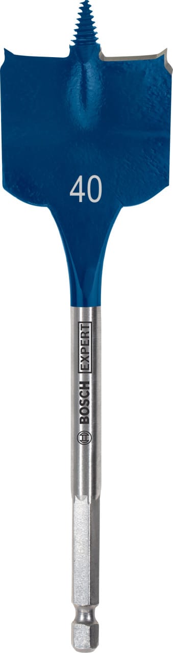 Bosch Expert Selfcut Flachfräsbohrer für Holz Ø 40 mm x 152 mm