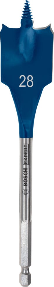 Bosch Expert Selfcut Flachfräsbohrer für Holz Ø 28 mm x 152 mm