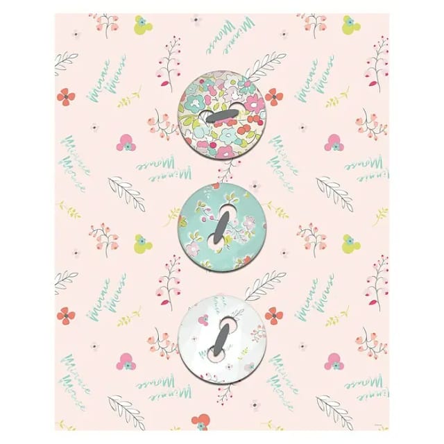 Komar Wandbild Minnie Mouse Buttons 30 x 40 cm