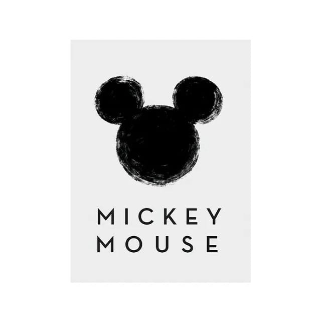 Komar Wandbild Minnie Mouse Silhouette 50 x 70 cm
