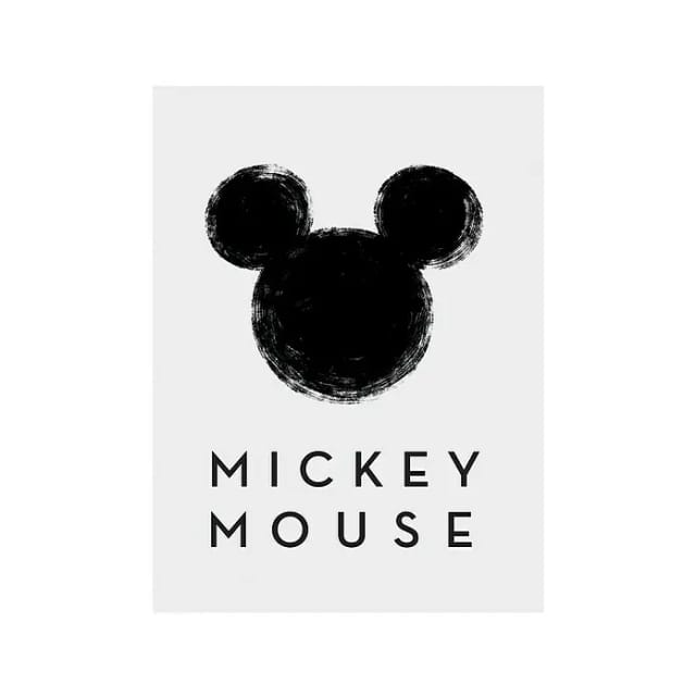 Komar Wandbild Minnie Mouse Silhouette 40 x 50 cm