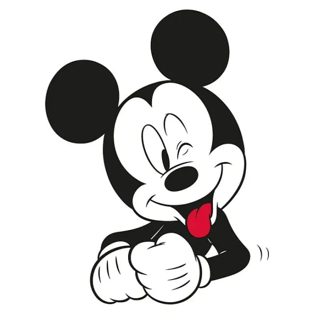 Komar Wandbild Mickey Mouse Lines 50 x 70 cm