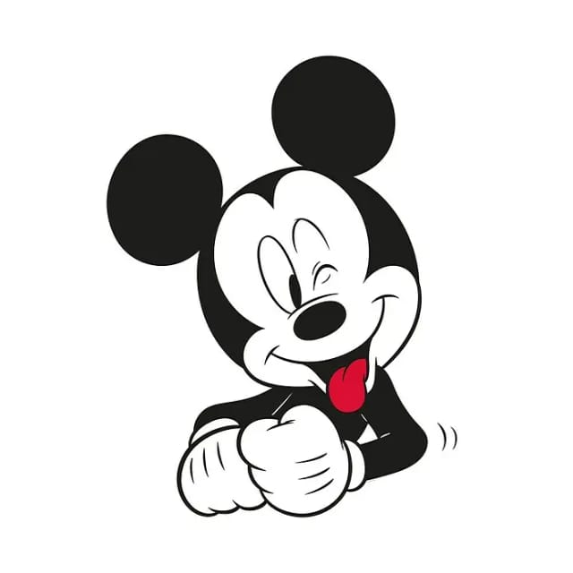Komar Wandbild Mickey Mouse Lines 30 x 40 cm