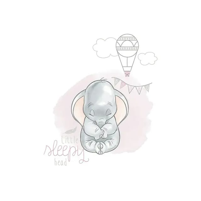 Komar Wandbild Dumbo Sleepy 30 x 40 cm