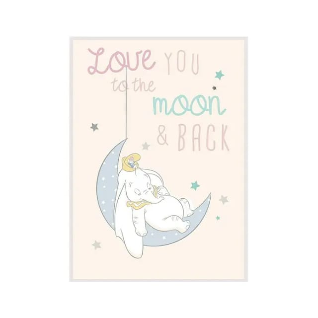 Komar Wandbild Dumbo Moon 40 x 50 cm