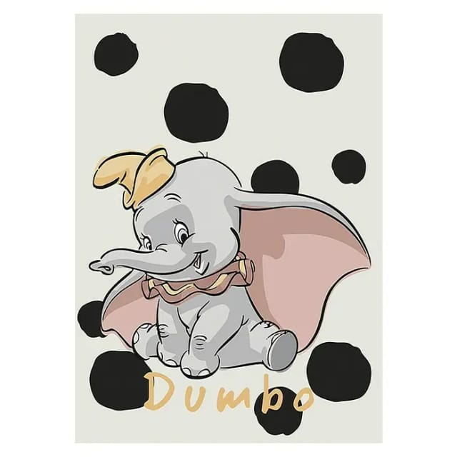 Komar Wandbild Dumbo Dots 50 x 70 cm