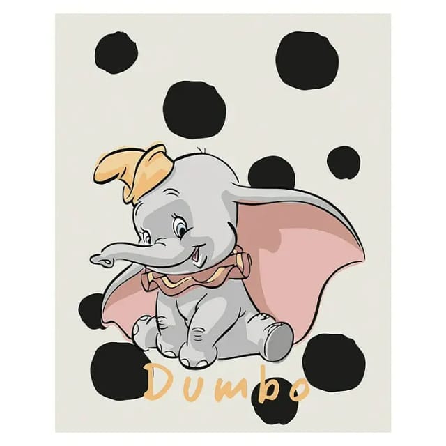 Komar Wandbild Dumbo Dots 40 x 50 cm