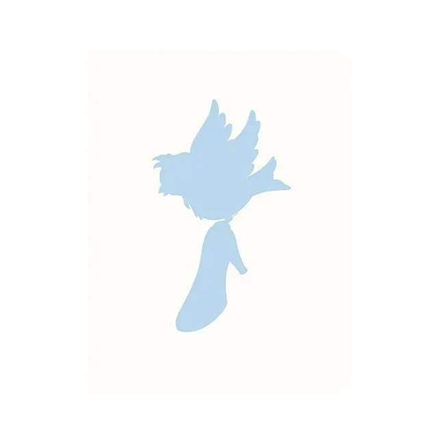 Komar Wandbild Cinderella Bird 50 x 70 cm