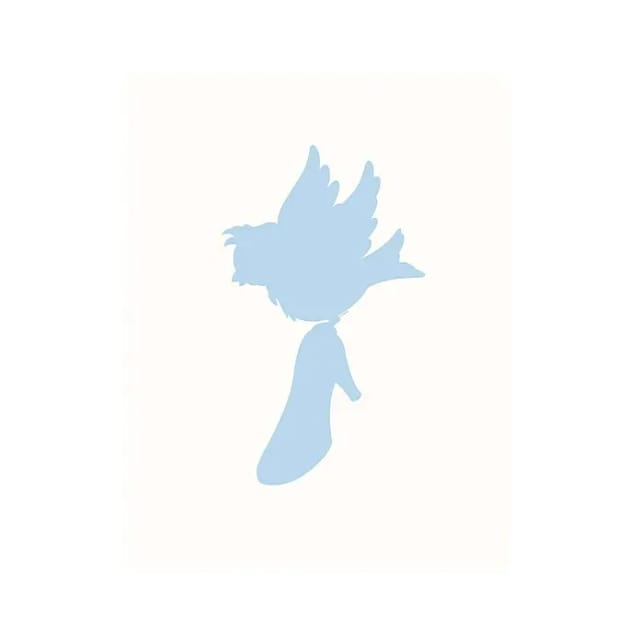 Komar Wandbild Cinderella Bird 40 x 50 cm