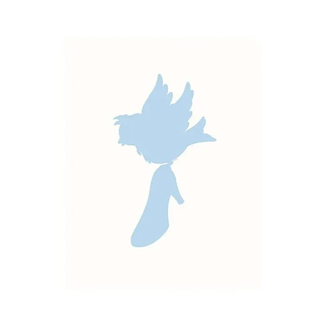 Komar Wandbild Cinderella Bird 30 x 40 cm
