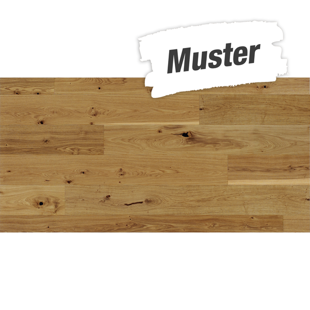 Parkettmuster Basic Rustikal Eiche matt Landhausdiele
