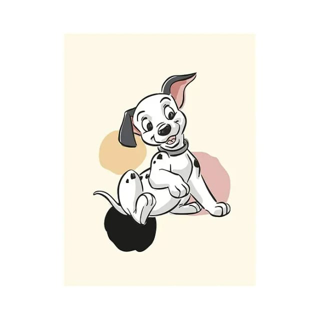 Komar Wandbild 101 Dalmatian Dots 50 x 70 cm