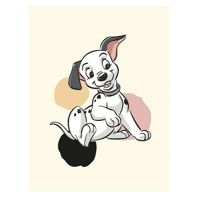Komar Wandbild 101 Dalmatian Dots 40 x 50 cm
