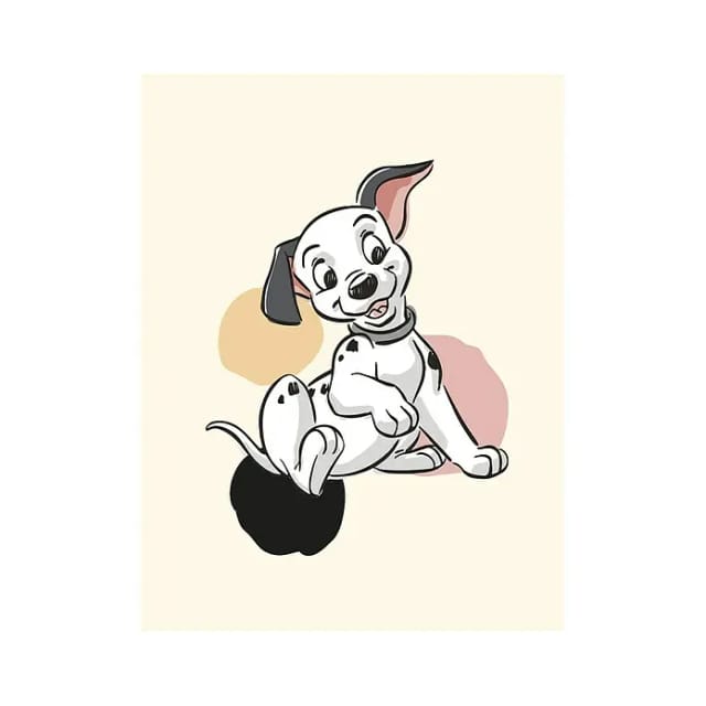 Komar Wandbild 101 Dalmatian Dots 30 x 40 cm
