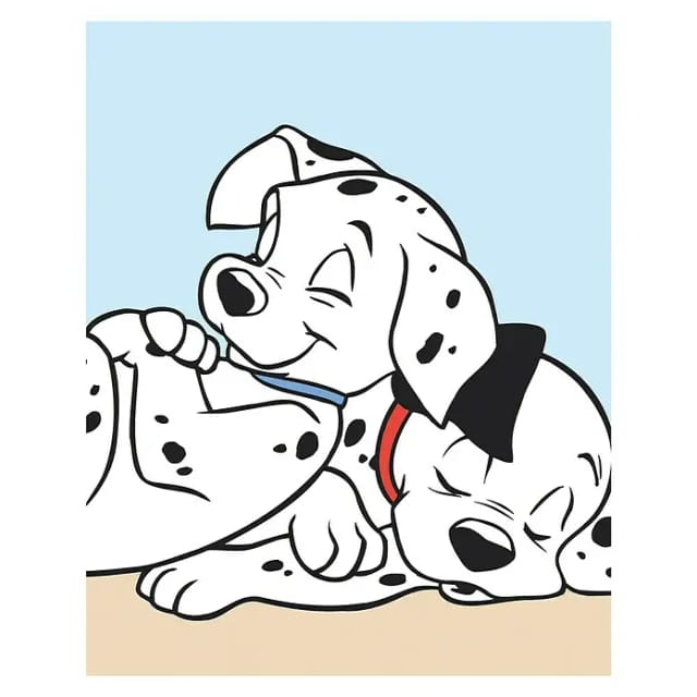 Komar Wandbild 101 Dalmatian Cuddle 40 x 50 cm