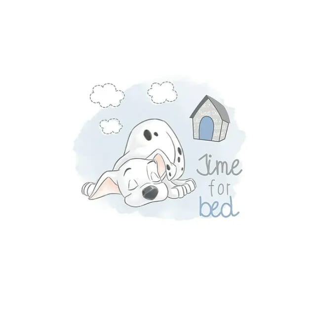 Komar Wandbild 101 Dalmatian Bedtime 40 x 50 cm