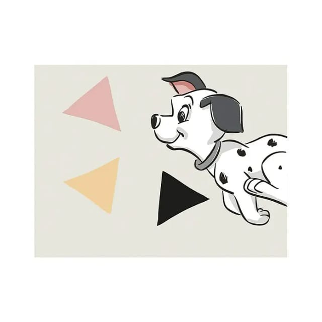 Komar Wandbild 101 Dalmatian Landscape 70 x 50 cm