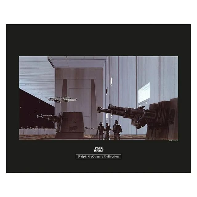 Komar Wandbild Star Wars Hangar 50 x 40 cm