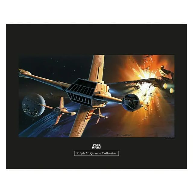 Komar Wandbild Star Wars Orbit War 40 x 30 cm