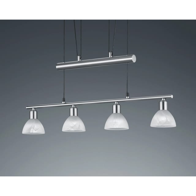 Trio LED-Pendelleuchte Jojo Levisto Nickel matt