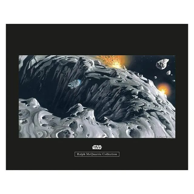 Komar Wandbild Star Wars Asteroid 50 x 40 cm
