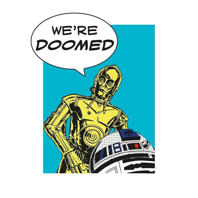 Komar Wandbild Star Wars Droids 30 x 40 cm