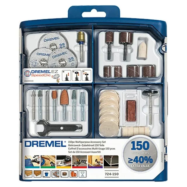 Dremel Mehrzweck-Zubehörset 150 Teile 724