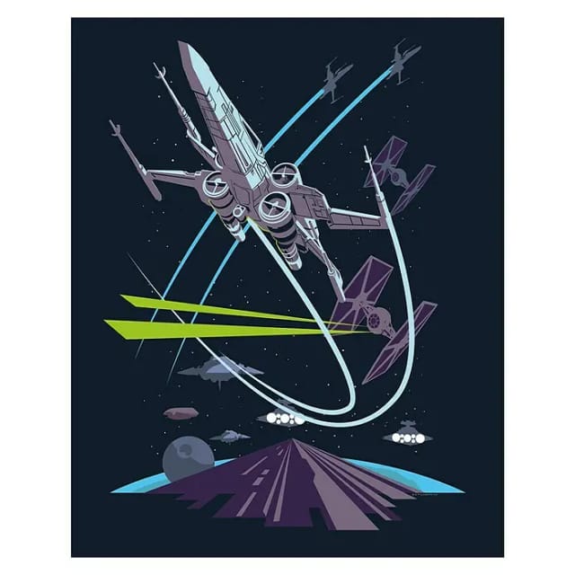 Komar Wandbild Star Wars X-Wing 40 x 50 cm