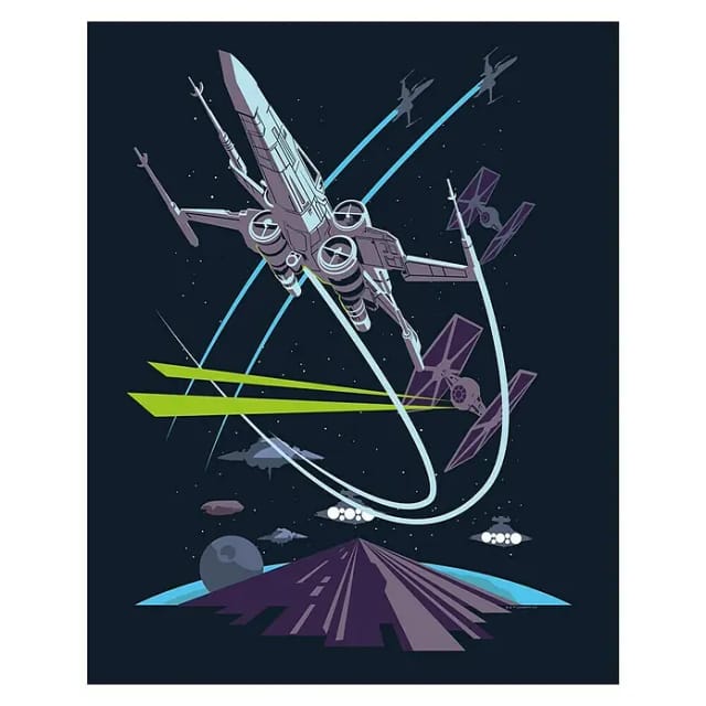 Komar Wandbild Star Wars X-Wing 30 x 40 cm