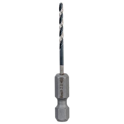 Bosch HSS-Spiralbohrer Impact Control Ø 2 mm x 24 mm x 60 mm