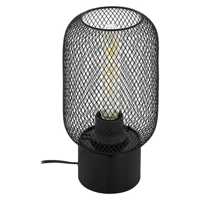 Eglo Tischleuchte Wrington Schwarz Ø 15 cm x 28,5 cm 1-flammig