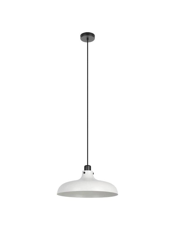 Eglo Pendelleuchte Matlock Grau-Schwarz Ø 38 cm x 110 cm 1-flammig