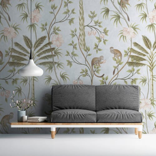 A.S. Création Fototapete Vlies Dschungel 159 cm x 280 cm Grün-Beige FSC®