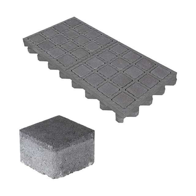 HL Drainpflaster Füllstein 7,4 cm x 7,4 cm x 4,9 cm Anthrazit