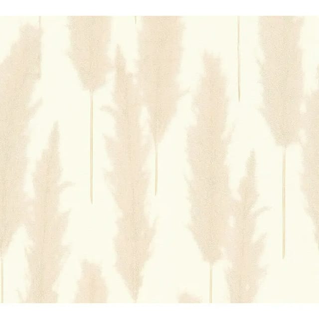 A.S. Création Vliestapete Pampasgras Bohemian Beige Weiß FSC®