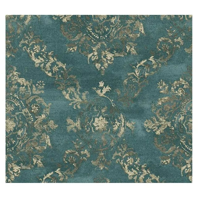 A.S. Création Vliestapete Barock Ornament Grün Blau Vintage FSC®