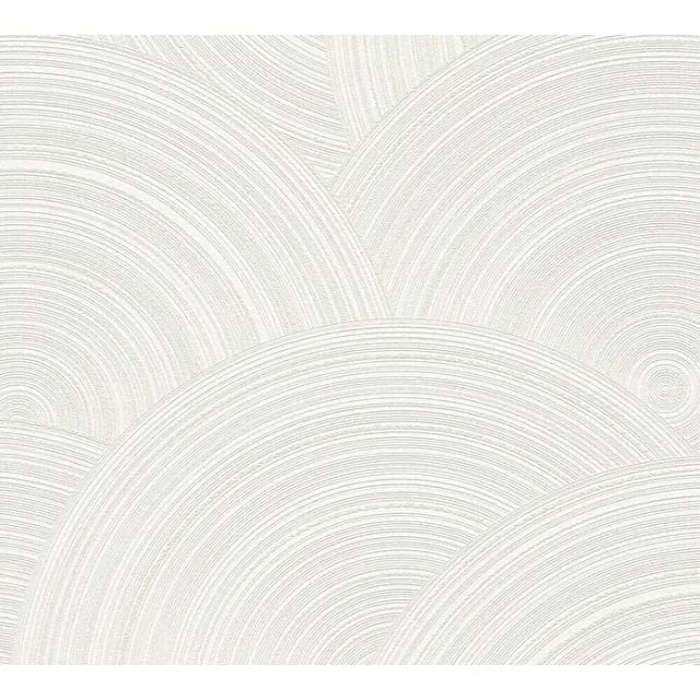 A.S. Création Vliestapete Grafik Kreisförmig Bögen Weiß Silber FSC®