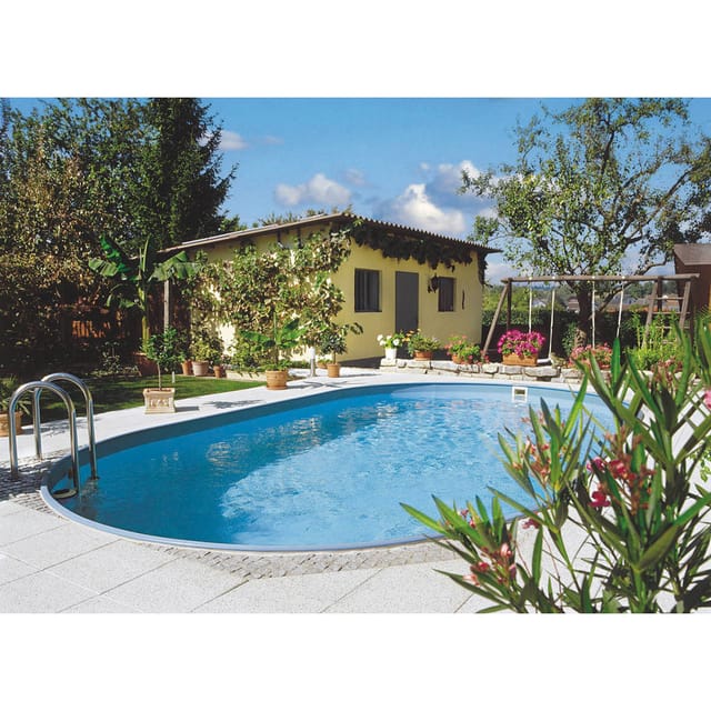 Summer Fun Stahlwand Pool FERRARA Ovalform 525 cm x 320 cm x 120 cm