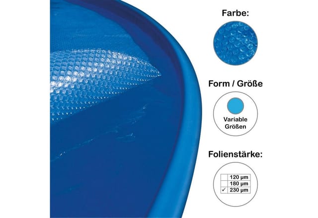 Summer Fun Pool-Solarfolie Rund für Pools bis Ø 300 cm