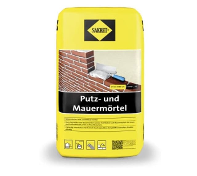 Sakret Putz- und Mauermörtel Grau 10 kg