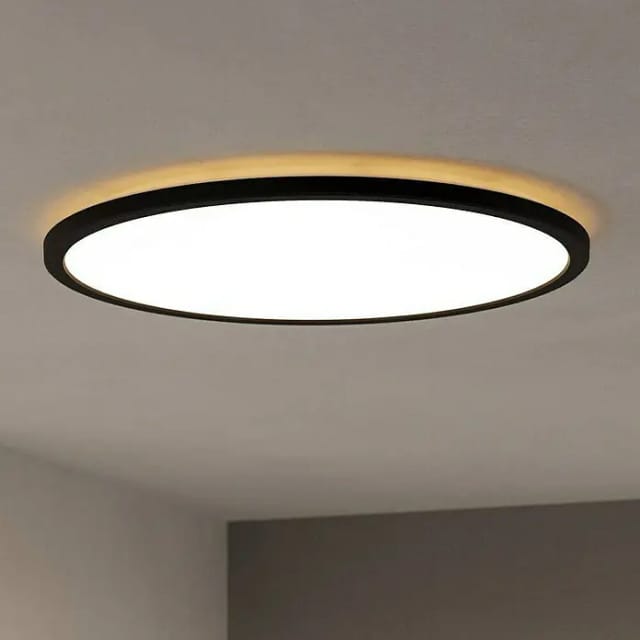 Eglo LED-Deckenleuchte Connect-Z Rovito-Z Schwarz Ø 50 cm x 3,2 cm