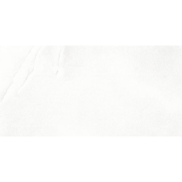 Wandfliese Ice White Rektifiziert Weiß Glasiert Matt 30 cm x 60 cm
