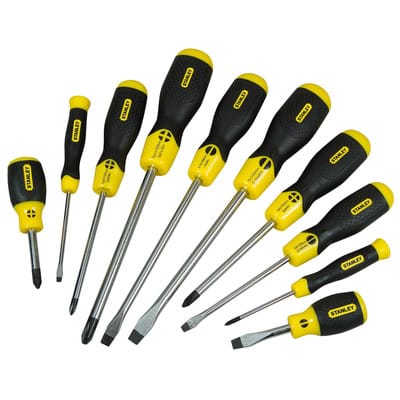 Stanley CushionGrip Schraubendrehersatz 10-tlg. 2-65-005