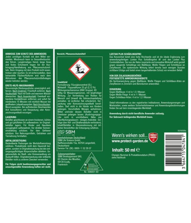Protect Garden Lizetan Plus Schädlingsfrei 50 ml