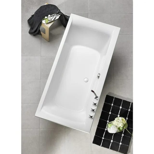 Ottofond Badewanne Rosa 180 cm x 80 cm Weiß