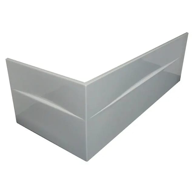 Acrylschürze zu Badewanne Porta Weiß 170 cm Rechts