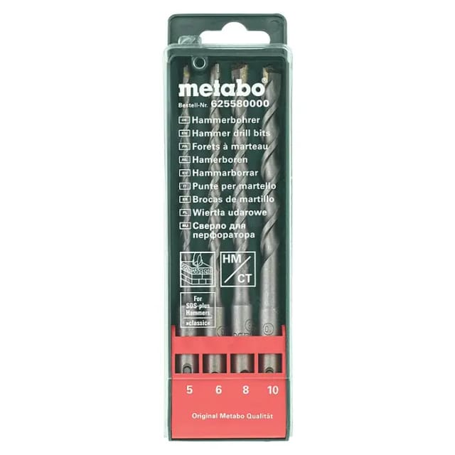 Metabo SDS-plus-Kassette, 4-teilig