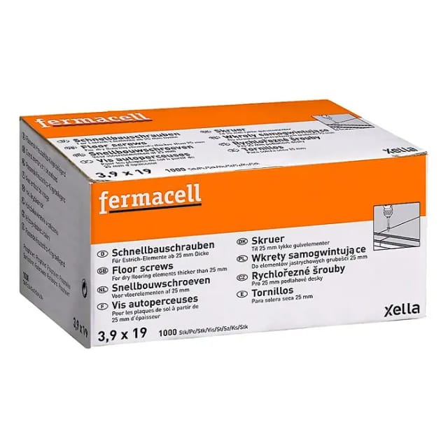 Fermacell Schnellbauschrauben 3,9 mm x 19 mm 1000 Stück