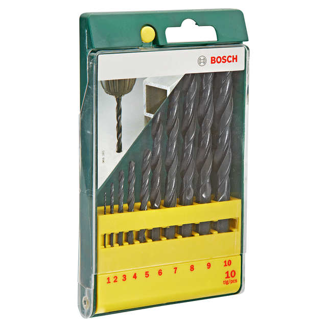 Bosch HSS-R-Metallbohrer-Set Promoline 10-teilig